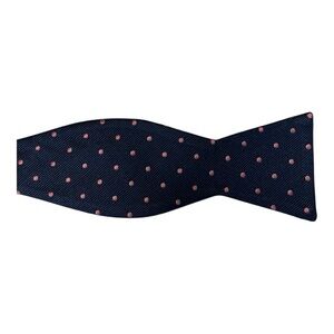 Jos. A. Bank Navy and Pink Bow Tie